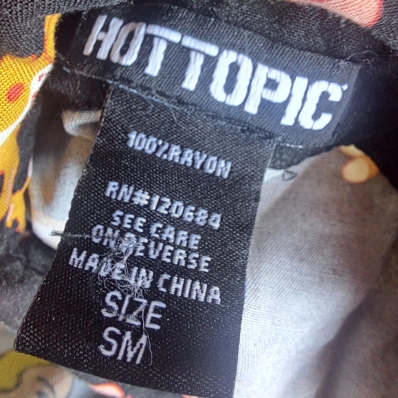 Hot Topic button down Corgi print dress size S - Picture 10 of 11